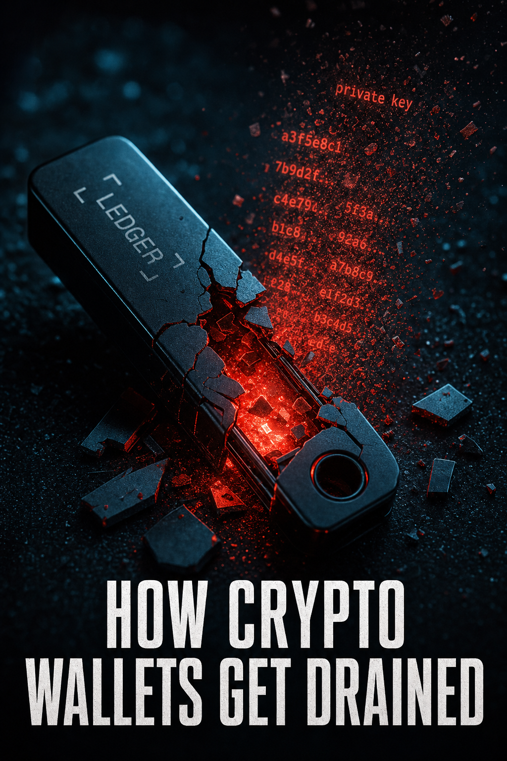 Crypto wallet drain attack vectors